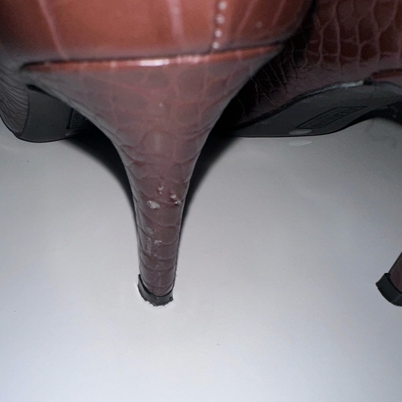 Alfani Women's Step 'N Flex Jeules Pumps, Brown Croc Size 7M - Picture 6 of 9